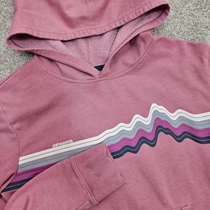 Patagonia Kids Lightweight Graphic Hoody Sweatshirt XL Ridge Rise Stripe