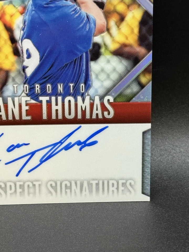 2014 Panini Prizm Perennial Draft Picks - Prospect Signatures Lane Thomas /199 - Image 4 of 4
