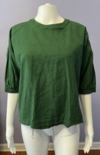 Apiece Apart Green Top Blouse Shirt Womens S