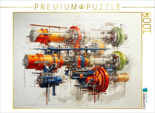 Calvendo Puzzle Art And Machine | 1000 Pieces, Finished Size 25.2 × 18.9 In (64-image