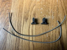 2 Haley Strategic Shock Cord Pull Tabs In black w/ Ranger Green cords