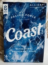 Pacific Force  Coast Refreshing Deodorant Soap 8 Bars 3.2 oz Each Classic Scent