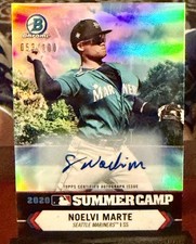 2021 Bowman Chrome #SC-20 Noelvi Marte 2020 Summer Camp Autographs #/100