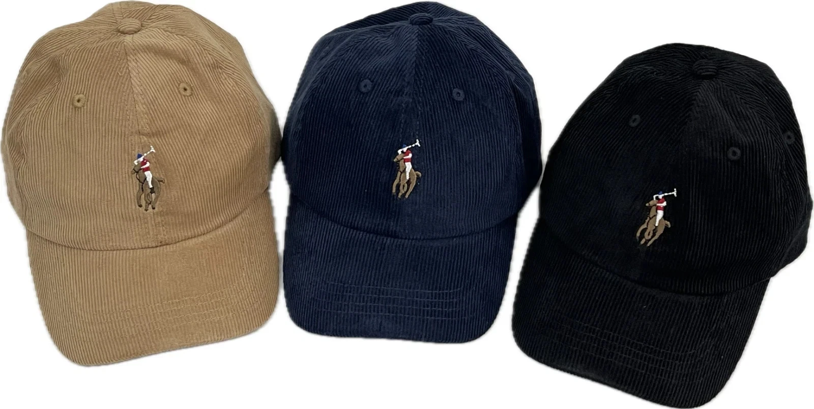 Polo Ralph Lauren Corduroy Baseball Cap Leather Strap Hat
Opens in a new window or tab