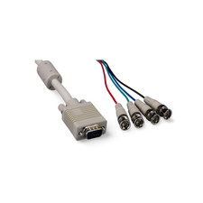 6ft 4 BNC to Super VGA HD15 Cable - Black