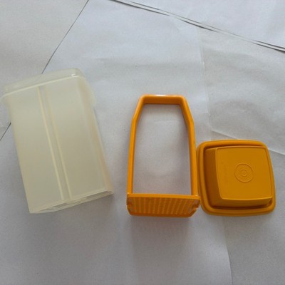 Vintage 70er Tupperware 1330-5 Einlegebehälter Behälter Avocado grün Deckel & Lift