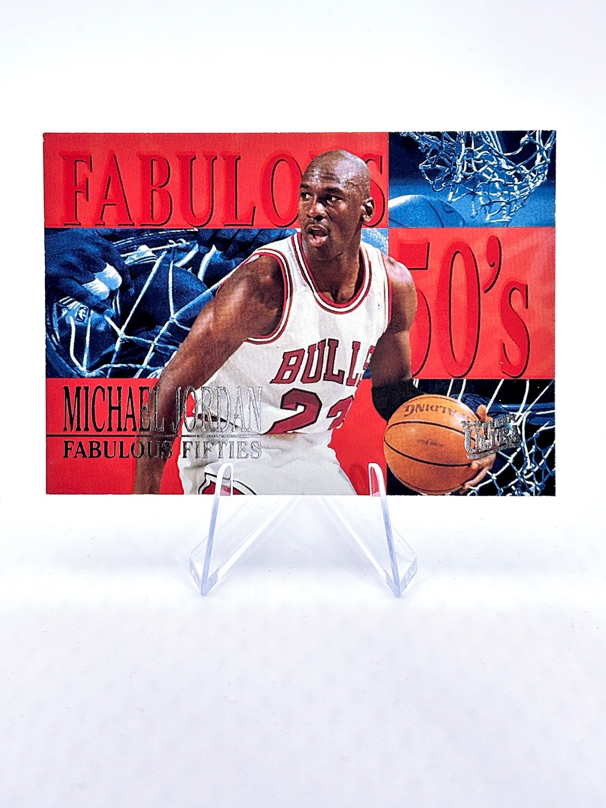 1995-96 Fleer Ultra Michael Jordan Fabulous Fifties #5 of 7 Chicago Bulls HOF
