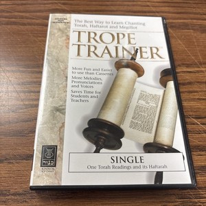 Single CD-Rom Trope Trainer: Learn Chanting Torah, Haftarot, and Megillot Jewish
