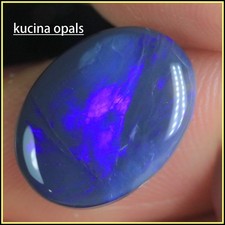 4.85ct LIGHTNING RIDGE Australian Natural BLACK OPAL for Jewelry Makers