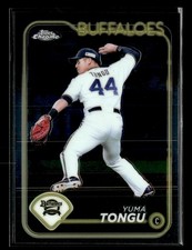 2024 Topps Chrome NPB - Refractors - #165 Yuma Tongu - Orix Buffaloes