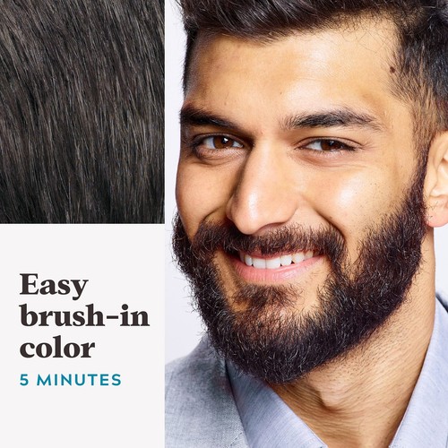 Schnurrbart & Bart, Bartfärbung für graues Haar mit Pinsel, mit Keratin Bioti... - Bild 4 von 7