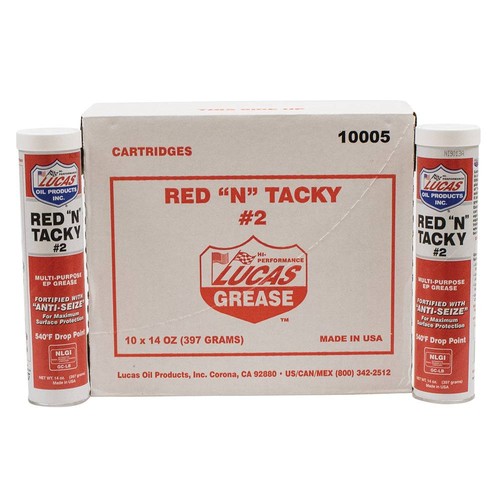 Oem Red "N" Tacky Grease / 10 Tubes/14 Oz. 051-611