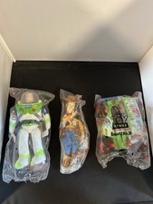 1995 Large Burger King Toy Story Buzz/Woody/RC Set - "Collect All 3" - Sealed