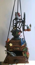 Morning Roast Bird Feeder Rustic Yard Art Garden Decor NEW
