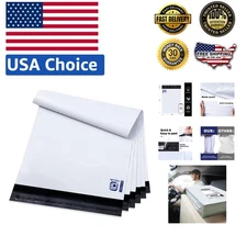 1000 White 10x13 Inch Poly Mailers with Strong Adhesive – Perfect for E-Commerce
