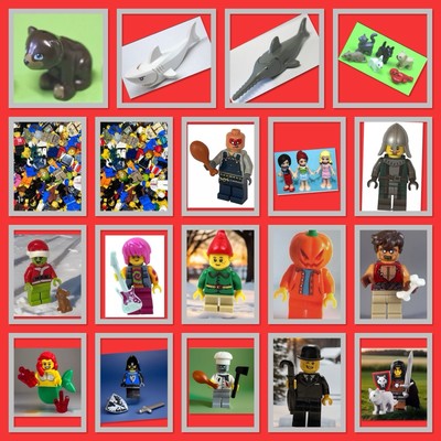 Lego  Minifig  Figur Tiere Konvolut  Auswahl Grinch Ritter Zombie Pan Tau ect.