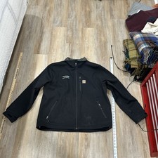 Carhartt Men's Crowley Soft Shell Full Zip Jacket Size 2XL Black