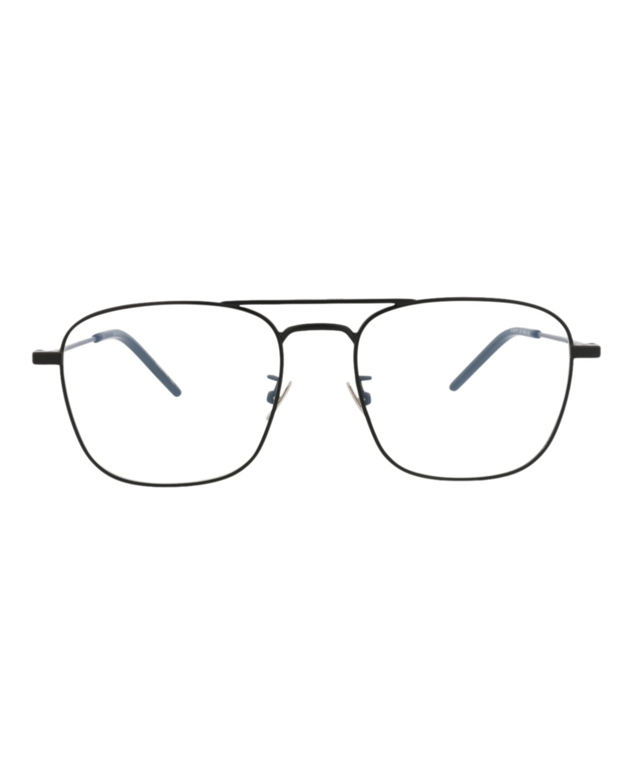 Occhiali Saint Laurent Unisex Aviatore Nero Nero Trasparente Fashion Designer