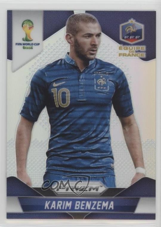 2014 Panini Prizm World Cup Silver Prizm Karim Benzema #82