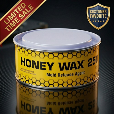 #ad Honey Wax 250 Mold Release Wax 11oz Carnauba Paste Fiberglass Composites Epoxy $15.99
