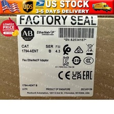 Allen-Bradley 1794-AENT New Flex I/O EtherNet/IP Adaptor AB 1794AENT US Free Tax