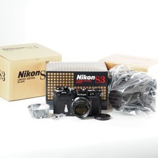 Nikon S3 Limited Edition Black  Nikkor-S 50mm f1.4 Lens Almost Unused  13921