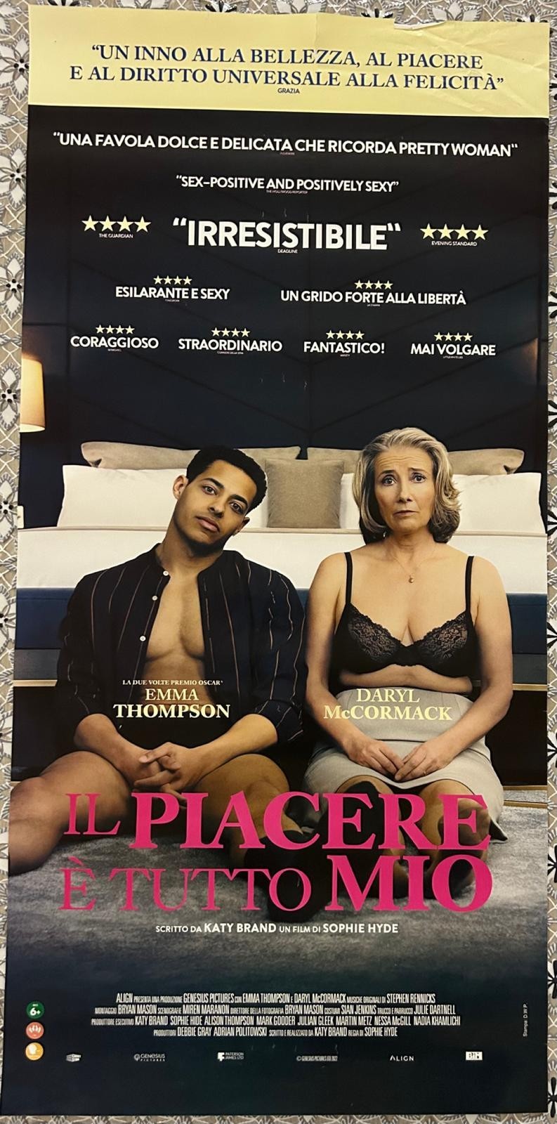 Locandina originale film Il piacere è tutto mio (2022) - Regia di Sophie Hyde