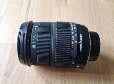 Sigma 18-200 mm F3,5-6,3 DC OS Zoom Objektiv Bildstabilisator 72mm für Nikon AF