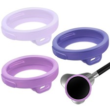 3 Pcs Digital Stethoscope Chestpiece Cover Compatible with EKO CORE 500, Silicon