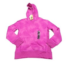 All in Motion Girl's Pink Fleece Hoodie Pullover Sweatshirt Size 8 Medium