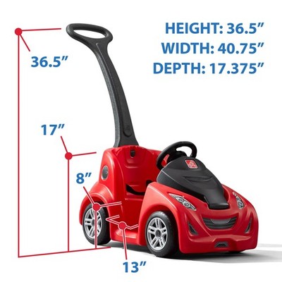 Red | Push-Around Buggy GT Push Car and Toddler Toy for Kids