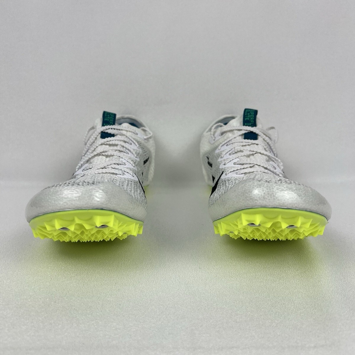 Nike Zoom Superfly Elite 2 Flyknit White Green Spikes FZ9662  display picture 3