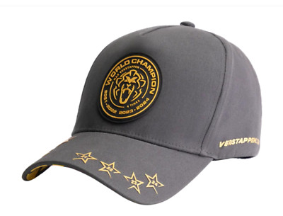 R - F1 Racing 4 Time World Champion 2021, 22, 23 & 2024. Brown Cap.