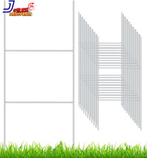 Yard Sign Stakes Metal 18'' X 7'' H Frame Wire Stakes for Yard Signs 20 Pack