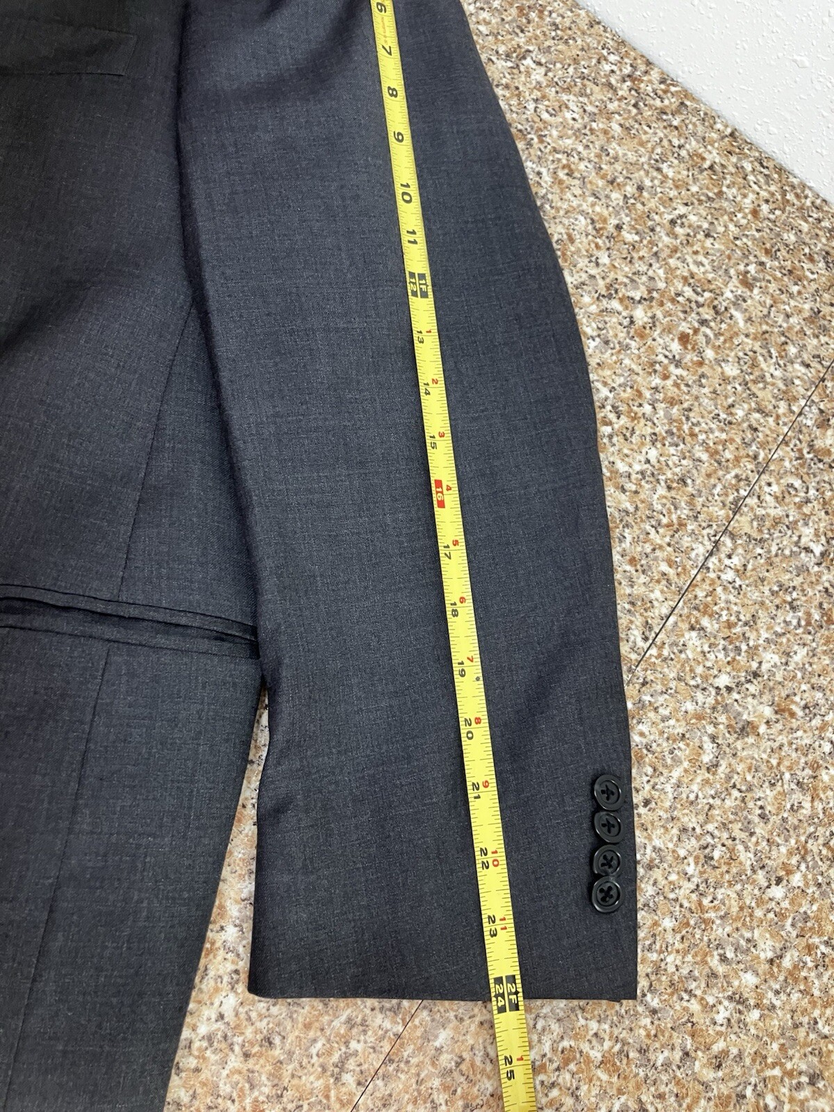 Peter Millar Jacket Gray Wool Canada Trim 42R - image 14