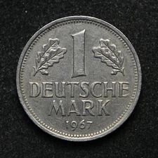 1967-J Germany 1 Mark (bb18144)