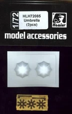 Hauler Models 1/72 UMBRELLA (2) Photo Etch and Vacuform Set