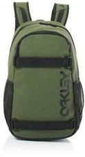 NUEVA Mochila de Skate Oakley Freshman, Nuevo Cepillo Oscuro, Verde/Negro, ENVÍO GRATUITO