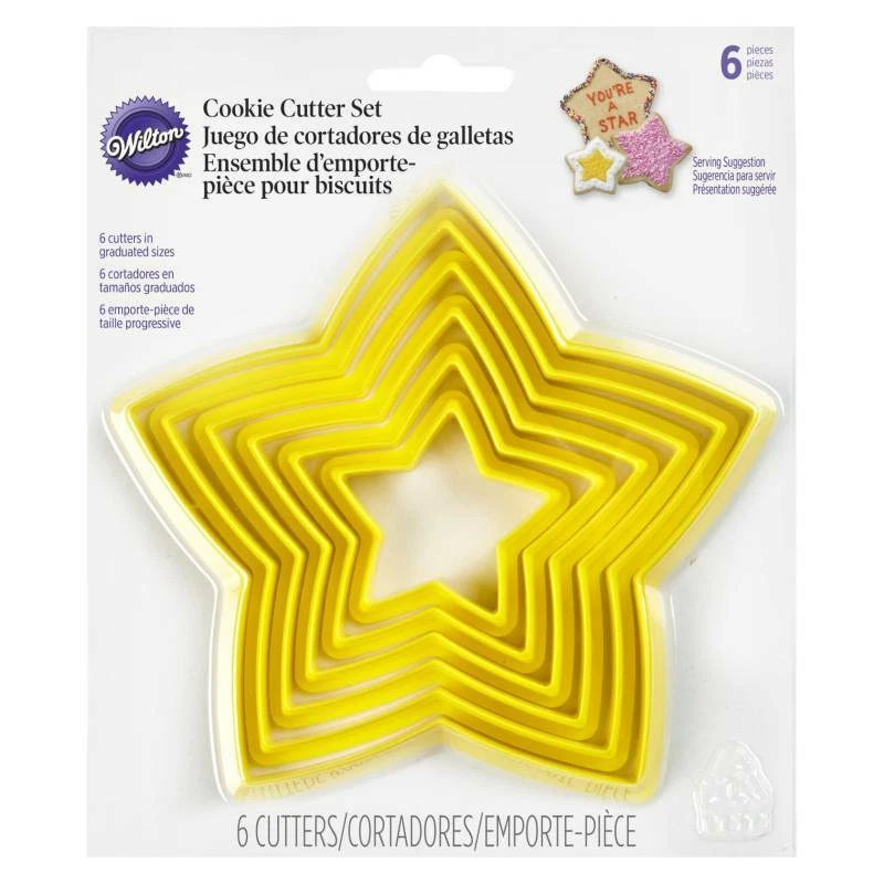 Wilton Mini stagionale di 6 formine per Biscotti, per Quiche, Argento, 1.91 x 3.81 x 5.16 cm