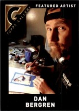 2017 Topps Gallery Featured Artist Promo Card Dan Bergren #NNO