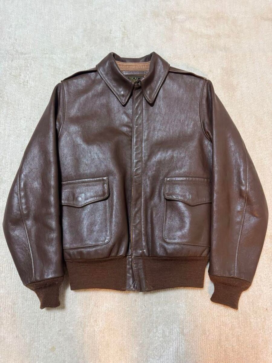 Authentic The REAL McCOY'S A-2 jacket y2k men's vintage Authentic The REAL McCOY'S A-2 jacket y2k men's vintage