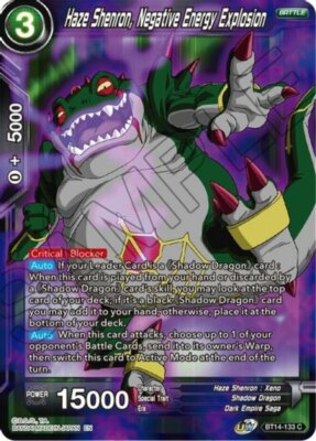 NM-Mint DBS:M Haze Shenron, Negative Energy Explosion - BT14-133 - C Cross Spiri