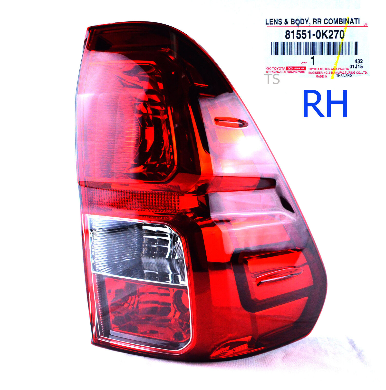 Genuine Right Rh Tail Lamp Light Fits Toyota Hilux Revo Truck M80 4x2 2015  2017 | eBay