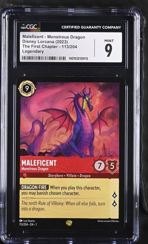 Maleficent - Monstrous Dragon graded CGC 9 for sale on eBay