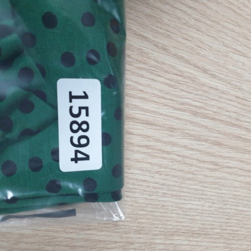 Boden Blouse Womens Size 18 Green Frill Keyhole Back Polka Dot Cotton - Picture 10 of 10