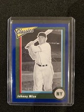 Johnny Mize Yankees Blue 11/25 30  2023 Panini Chronicles Classics Baseball 