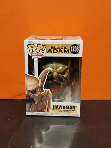 Funko Pop! Movies DC Comics Black Adam Hawkman Vinyl Figure ~ NIB 1236