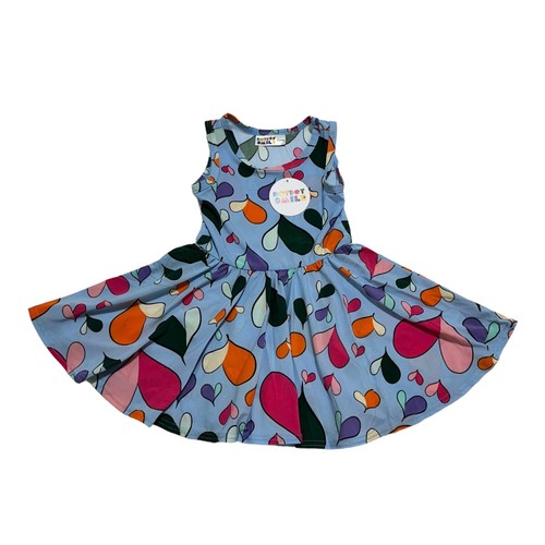 Dot dot smile nwt baby girl size 12 24m heart tank twirl dress w attach