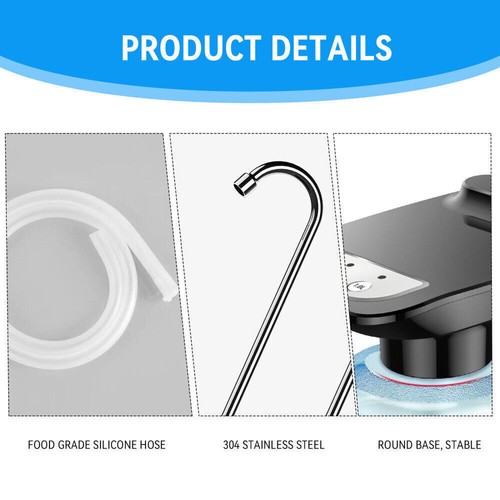 5 Gallon Water Bottle Switch Pump Electric Automatic Universal Dispenser USB NEW - Picture 10 of 11