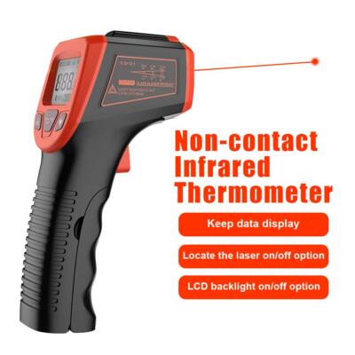 Digital LCD Thermometer  -50 bis 600 °C Infrarotthermometer Pyrometer Kontaktlos